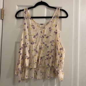 SOLD Free People Flowy Crop Top